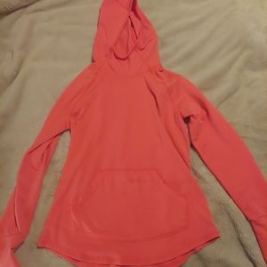 Marmot Medium Bright Coral Long Sleeve Hooded Shirt
